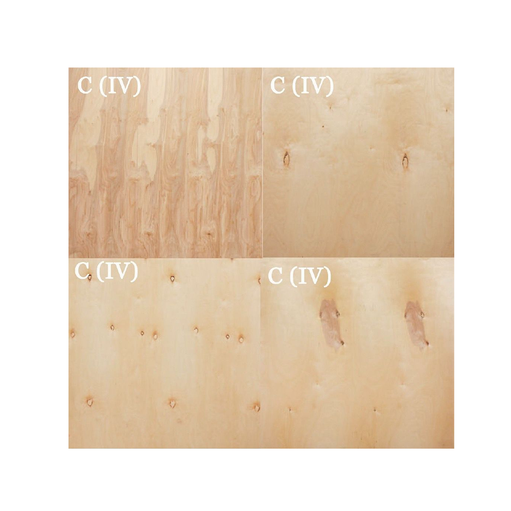 Lavkvalitets bjørkekryssfiner (CP/CP, CP/C, C/C)